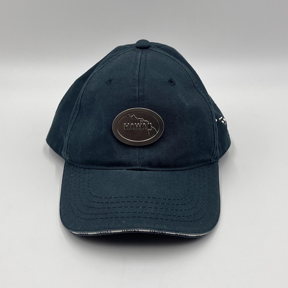 DPC Dorfman Pacific Hawaii Beuatiful Adjustable Blue Green‎ Hat 100% COTTON #013